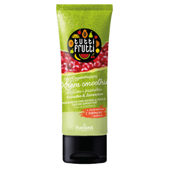 T.F. Pear &cranberry regenerating hands &nails cream smoothie 75 ml.