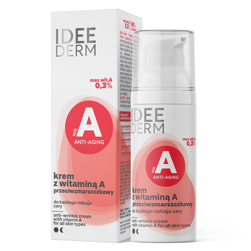 IDEE DERM A-vitamiiniga kortsudevastane näokreem 50 ml