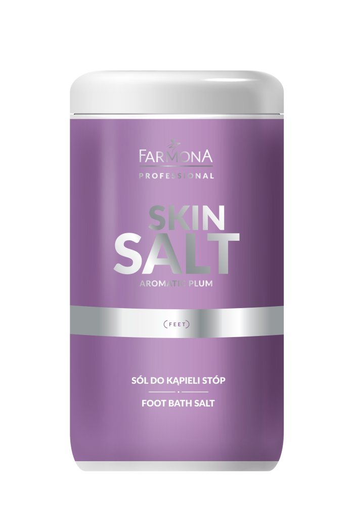 SKIN SALT Aromaatne ploomilõhnaline jalavannisool 1400 g 07.2026