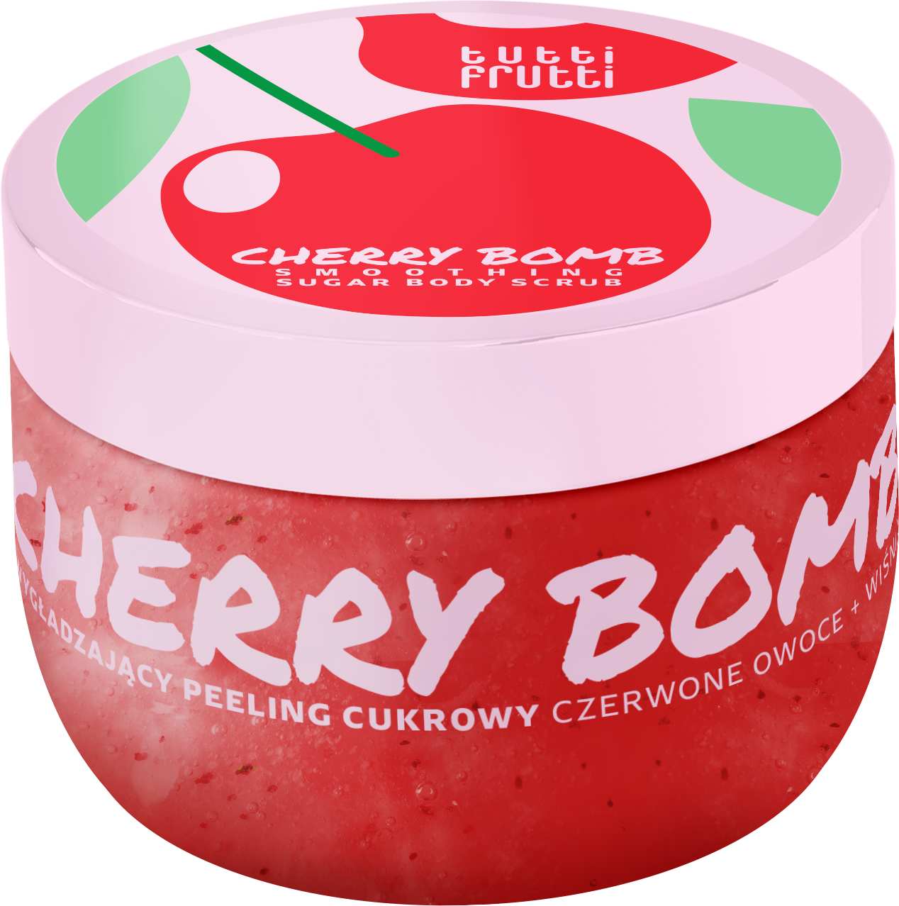 TUTTI FRUTTI Cherry Bomb Siluv suhkrukoorija kehale 300 g