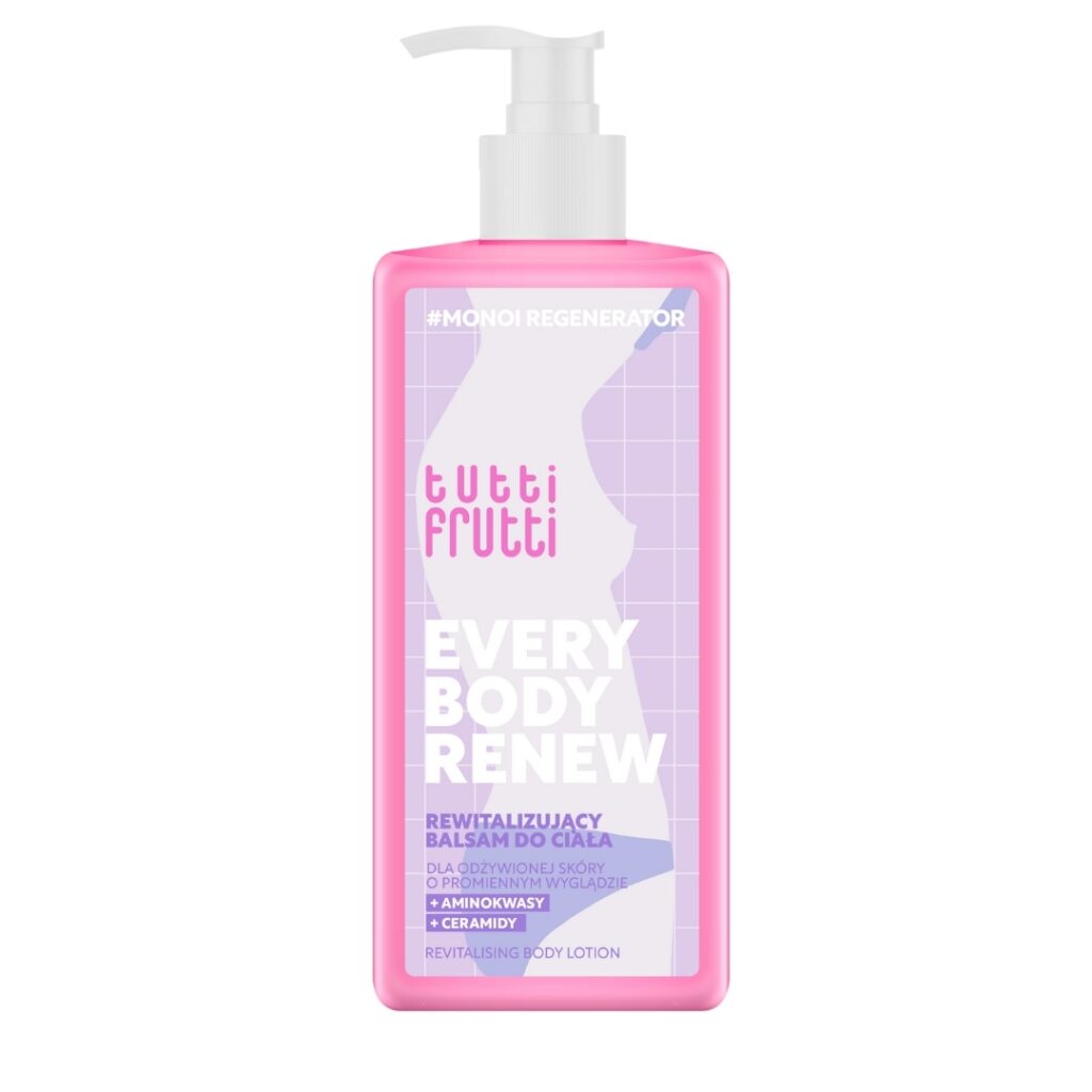 TUTTI FRUTTI Elustav kehakreem aminohapete ja keramiididega 250 ml