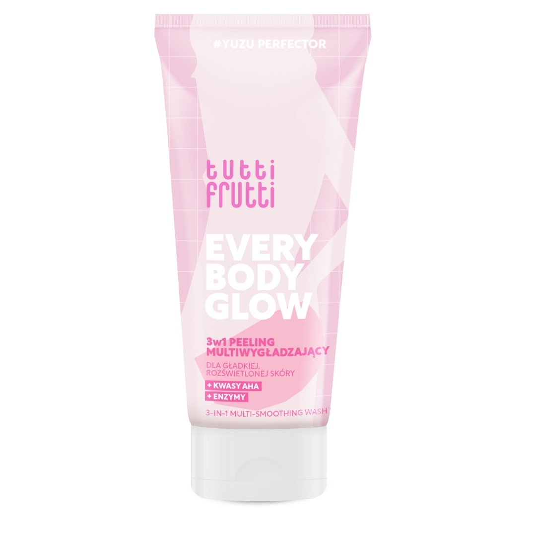 TUTTI FRUTTI 3in1 Siluv kehakoorija AHA-hapete ja ensüümidega 200 ml