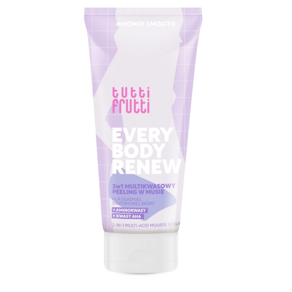 TUTTI FRUTTI 2in1 Mitmehappeline vahukoorija AHA-hapete ja aminohapetega 200 ml