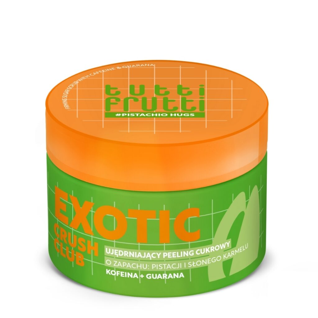 TUTTI FRUTTI Exotic Pinguldav suhkrukoorija kofeiini ja guaraanaga 250 g