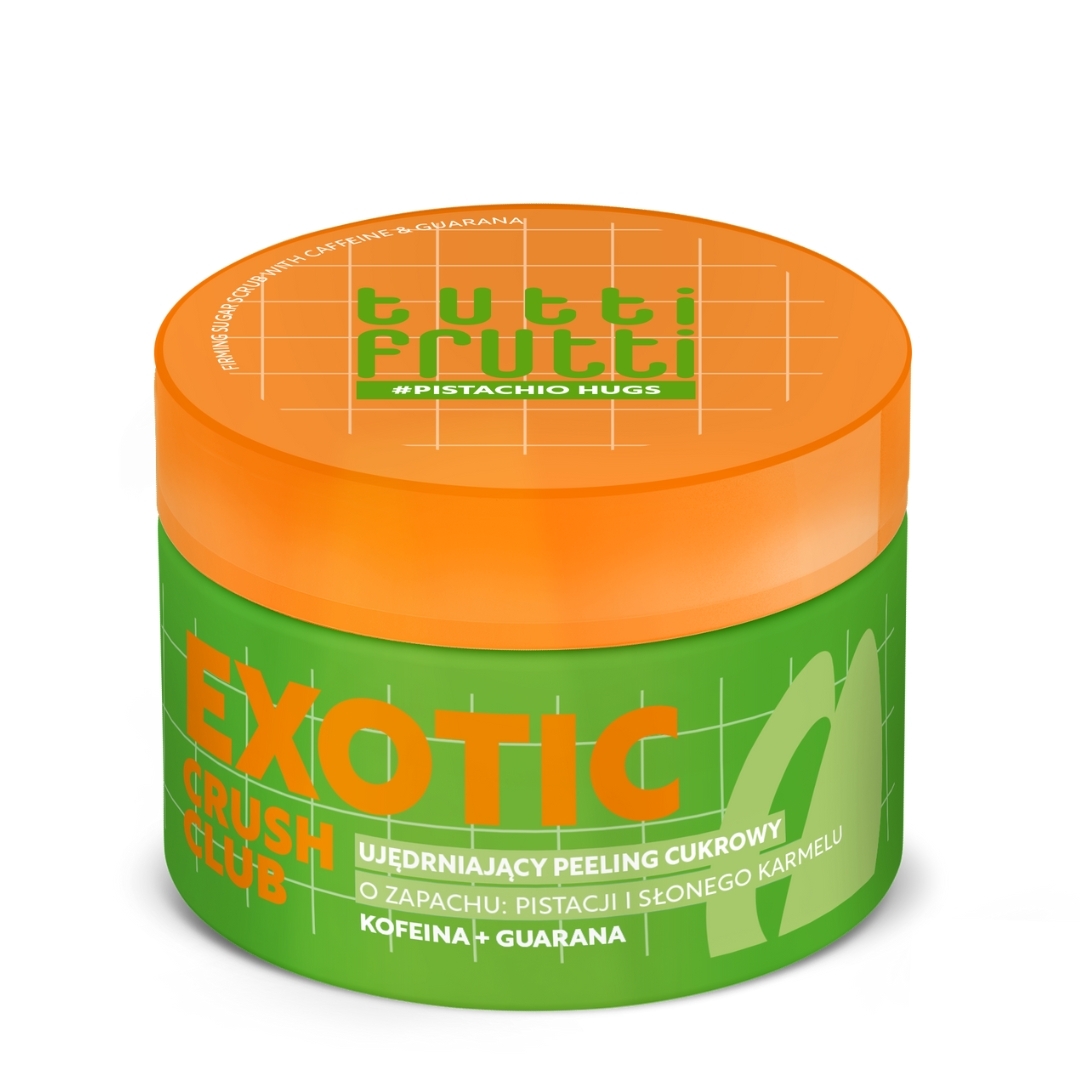 TUTTI FRUTTI Exotic Pinguldav suhkrukoorija kofeiini ja guaraanaga 250 g