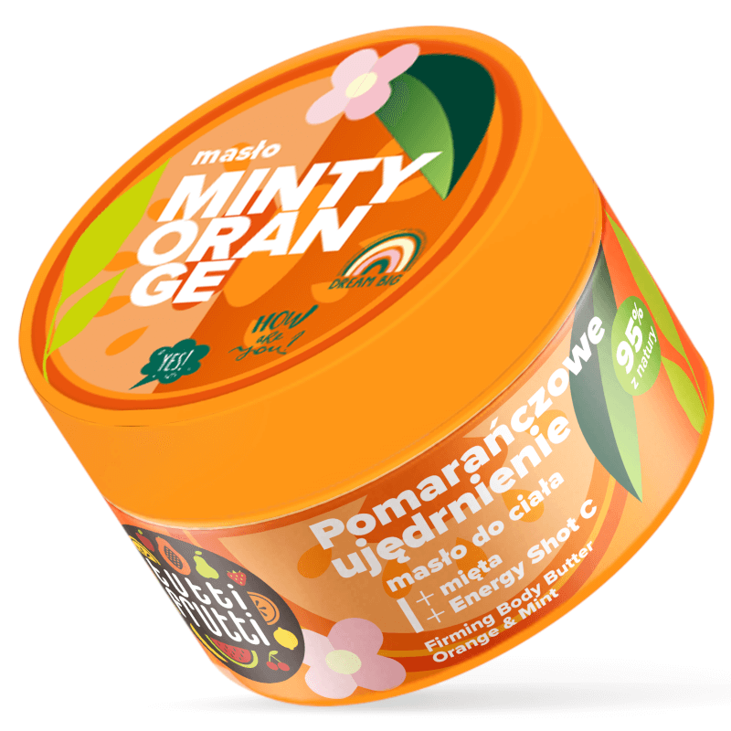 TUTTI FRUTTI Pinguldav kehavõi apelsini ja piparmündiga + Energy Shot C 200 ml