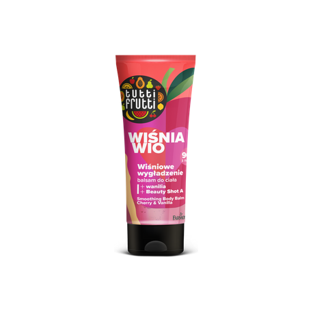 TUTTI FRUTTI Silendav kehakreem kirsi ja vanilliga + Beauty Shot A 200 ml