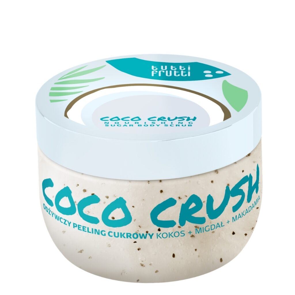 TUTTI FRUTTI CocoCrush Toitev suhkrukoorija kehale 300 g