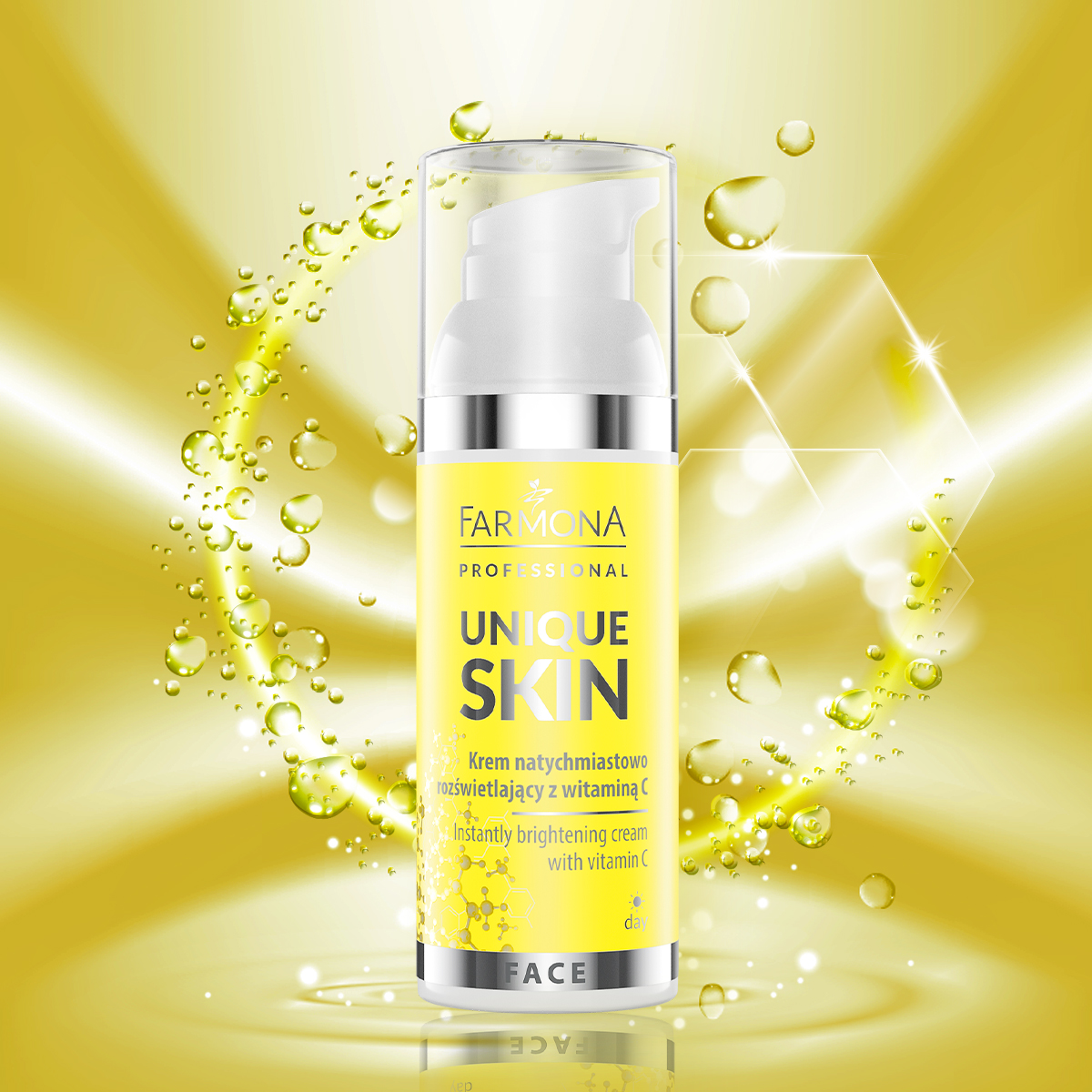 UNIQUE SKIN Sära andev päevakreem C-vitamiiniga 50 ml 07.2026