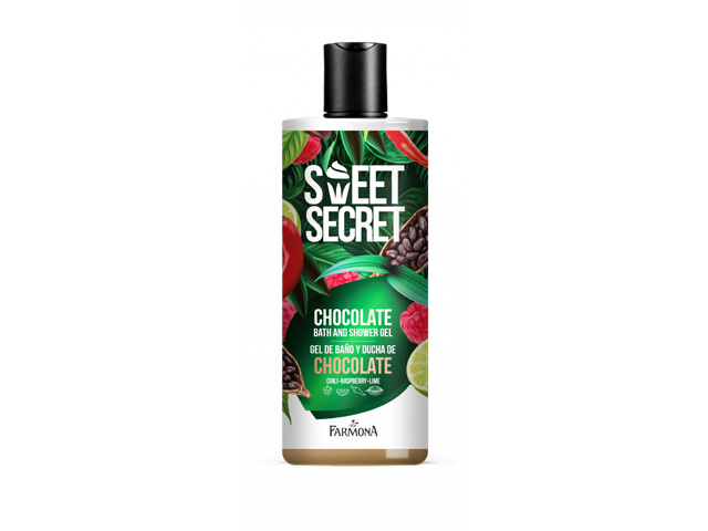 SWEET SECRET Šokolaadi-tšilli-vaarika-laimi vanni- ja dušigeel 500ml