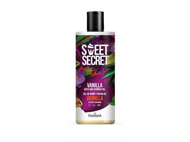 SWEET SECRET Vanilje- safrani-kardemoni vanni- ja dušigeel 500ml