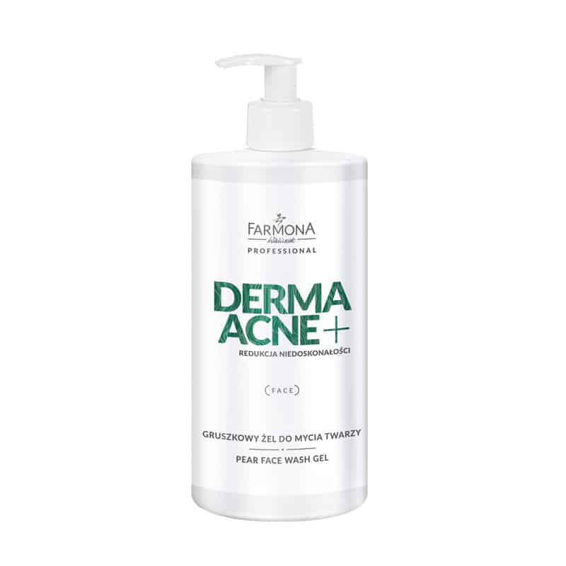 DERMAACNE+ Näopuhastusgeel pirniekstraktiga 500 ml