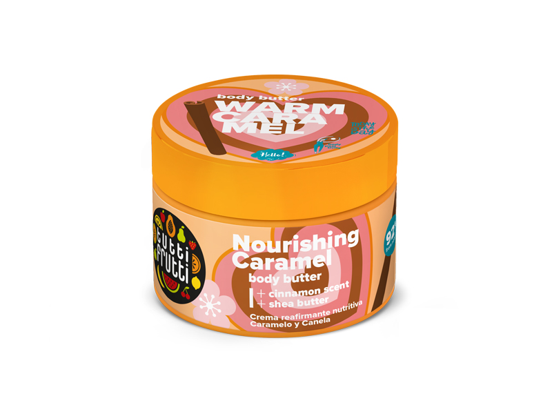TUTTI FRUTTI Toitev kehavõi karamelli ja kaneeliga 200 ml