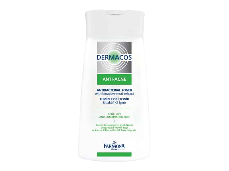 DERMACOS ANTI-ACNE Antibakteriaalne näotoonik bioaktiivse mudaekstraktiga 150 ml