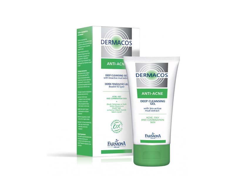 DERMACOS ANTI-ACNE Sügavpuhastav näopesugeel bioaktiivse mudaekstraktiga 150 ml 10.2026