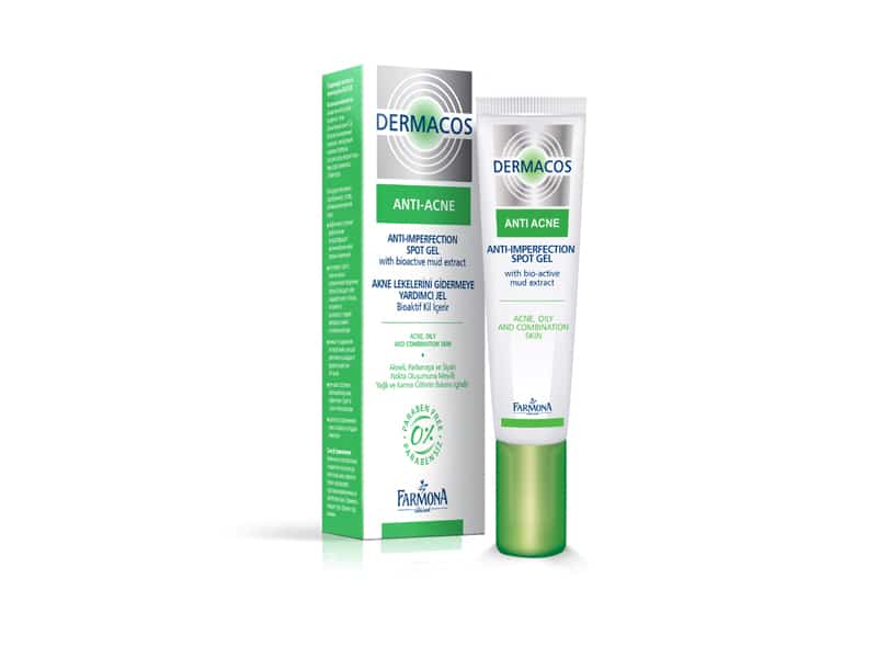 DERMACOS ANTI-ACNE Täppisgeel naha ebatäiuste vastu bioaktiivse mudaekstraktiga